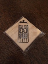 JKO- SWEET PARTY STAMP Candy on a stick in a jar 2.5 X 2.5 WOOD MOUNT CRAFT