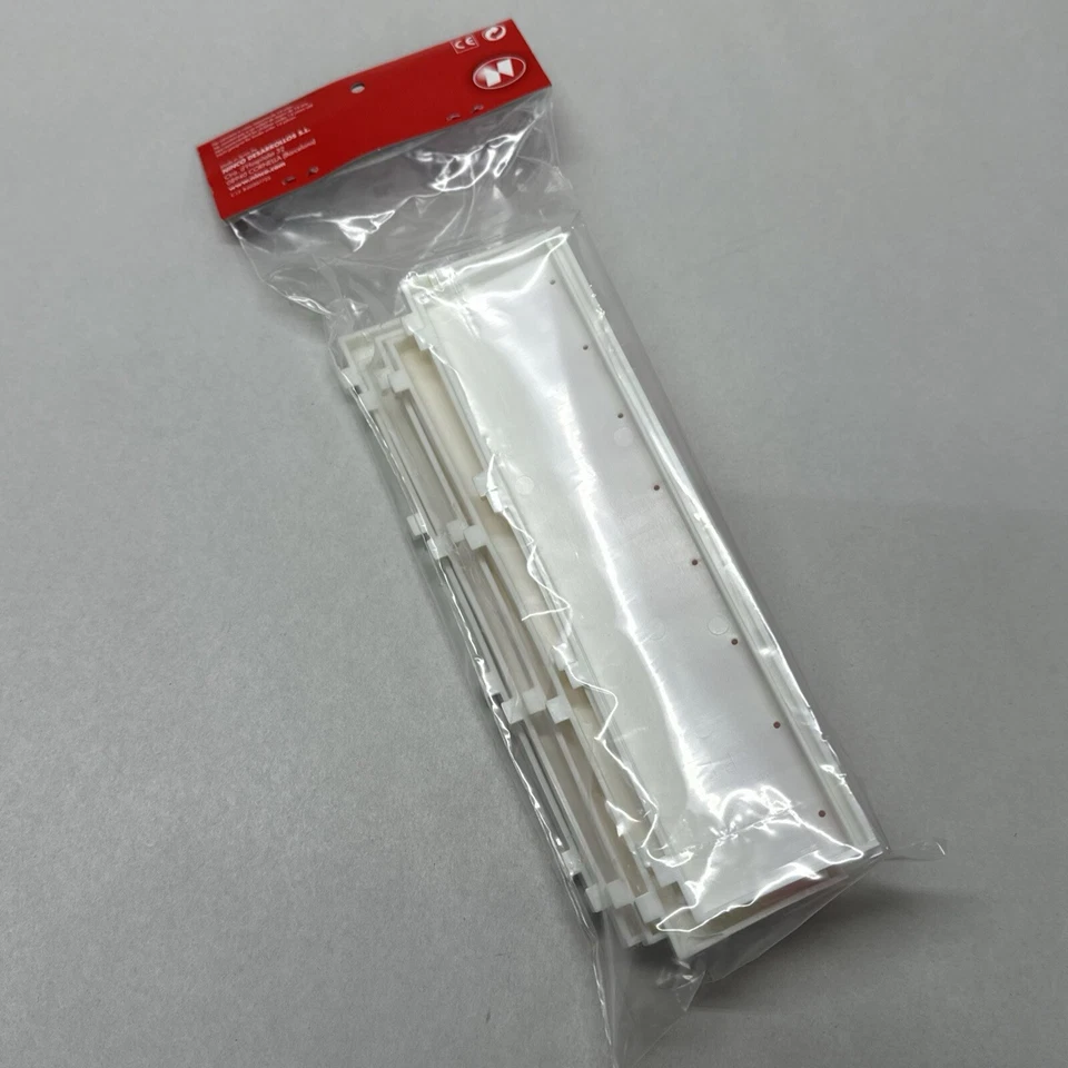 1 paquete NINCO #10203 exterior recto 200 mm borde/berma, blanco y rojo (6 piezas) - NUEVO Foto 3 de 3