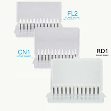 12 Pcs Dental White Aluminum Oxide Stone Porcelain Resin Handpiece Polishing Bur