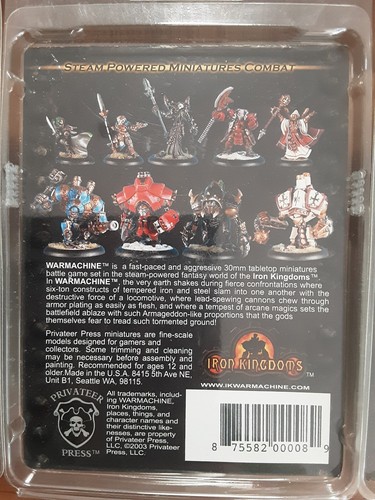 Warmachine Metal Miniatures, Cryx, Cygnar, Warcaster, Warjack etc, Vintage 2003 - Picture 6 of 6