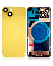 Back Glass With Steel Plate With MagSafe Magnet Pre-For iPhone 14 No Logo