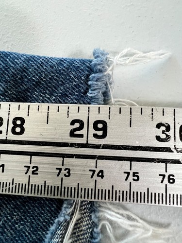 Mono H&M Denim Dividido Pantalones Cortos Corte Envejecido Ajustable Talla 1 - Imagen 11 de 11
