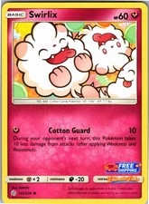 Swirlix 153/236 Common SM - Cosmic Eclipse Pokemon NM/LP