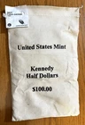 2013 Kennedy $100 (200 Coins) Uncirculated Half Dollars in Sealed US Mint Bag