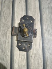 Antique French Heavy Brass Door Lock