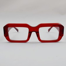 Thick Acetate Eyeglasses Frames Square Reading Glasses Fashion Retro Men Women