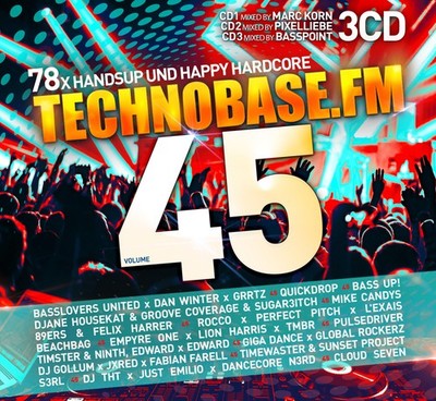 CD TechnoBase.FM Vol. 45 von  Various Artists 3CDs