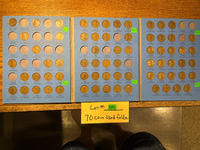 70 Coin Partial Set 1909 1940 Lincoln Wheat Penny Album Whitman Folder Lot 204 70 Coin Partial Set 1909 1940 Lincoln Wheat Penny Album Whitman Folder Lot 204
