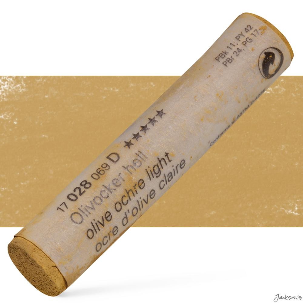 Schmincke Soft Pastel Stick Artist Pigment Olive Ochre Light 28D Drawing