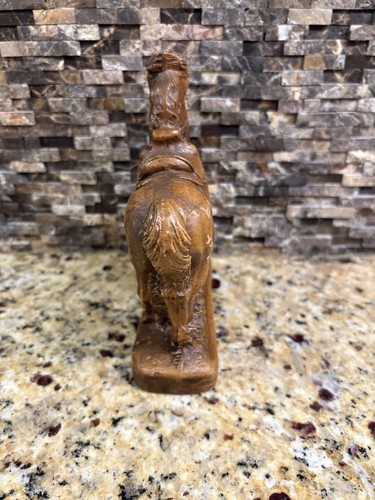 Syroco Wooden Horse bookend from the 1950’s, western decor - 第 4/9 張圖片