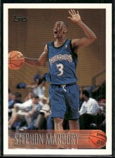 Stephon Marbury #177 Prices [Rookie] | 1996 Topps | Basketball Cards