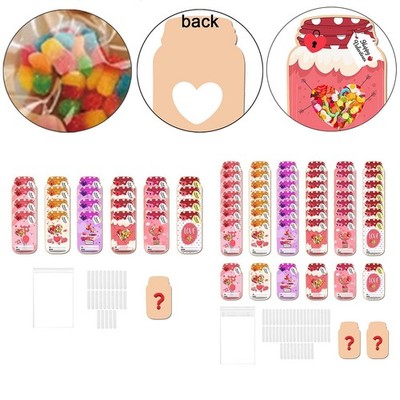 Happy Valentine Cards Art Crafts Party Favors Grußkarten in Flaschenform