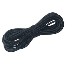 1/4" x 25' Elastic Bungee Cord Kayak Stretch String Rope Black Shock Cords