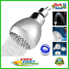Rust-Free High Pressure Shower Head with Adjustable Angle and Easy Installation