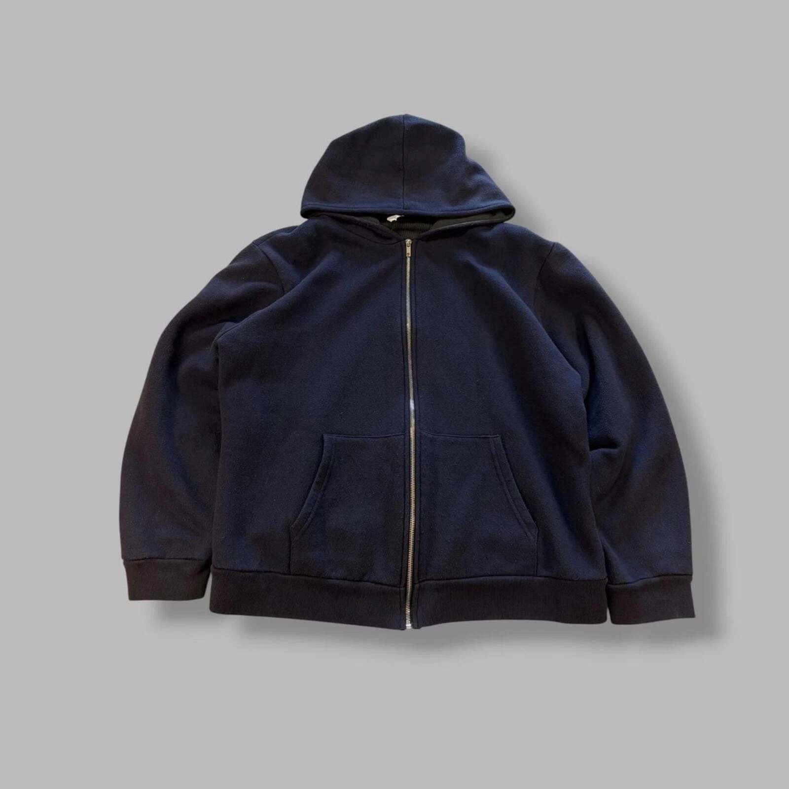 Vintage Navy Thermal Lined Zip Up Hoodie
Opens in a new window or tab