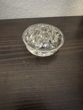 Vintage Clear Flower Frog Has Small Crack Inside Doesn  t Affect Holding Flowers