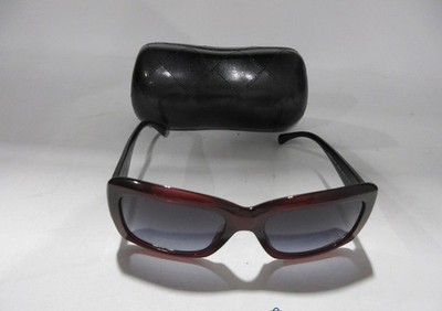 AUTHENTIC Chanel 5249-A c.539/S6 Red Sunglasses 57[]18 135 Italy 3N