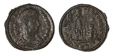 Roman Empire Coin Maiorina Constantius II 350 A.D.