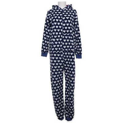 Zeeman, Freizeit Overall, Größe: 36/38, Blau/Weiß/Pink, Polyester #7X5
