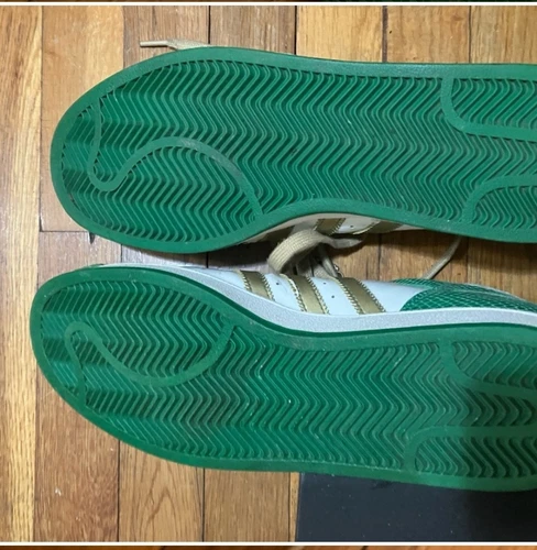 Adidas Gilbert Arenas Las Vegas Superstar 1 Lux Size 13 Men's Green #0463882 - Picture 5 of 7