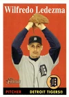 2007 Topps Heritage #13b Wilfredo Ledezma Team name in yellow SP Short Print