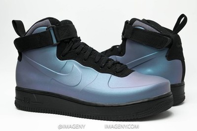 NIKE AIR FORCE 1 FOAMPOSITE CUP USED SIZE 9.5 LIGHT CARBON AH6771 002