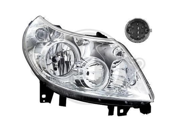 Scheinwerfer Rechts Mit Motor FüR Fiat Ducato 2006-2010-image
