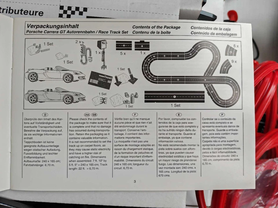 Komplettset Carrera Evolution mit Rundenzähler, Porsche GT, funktionsfähig, 1:32 - Bild 3 von 4
