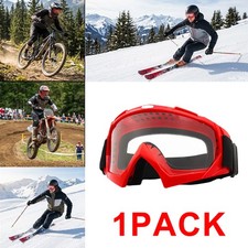 Windproof Anti-Scratch Dustproof Glasses Skiing Racing Goggles for Men Women Kid