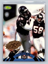 1996 Classic NFL Experience #84 Chris Doleman Super Bowl Gold /799 SP Falcons