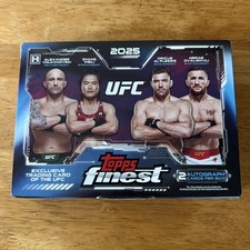 2025 Topps Finest UFC Hobby Box ( open box )