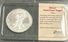 1995 Silver American Eagle Coin BU 1 oz $1 Dollar Uncirculated Littleton package