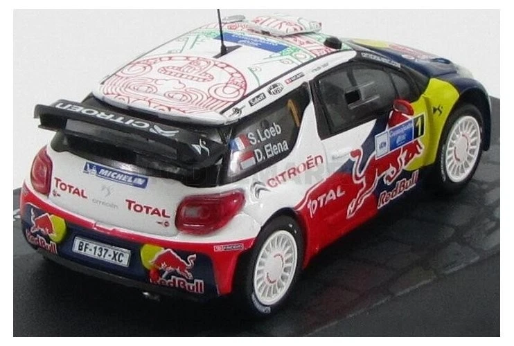 Edicola Pasracol001 Citroen Ds3 Wrc Red Bull N 1 Vencedor Rally México 2011 Mundo - Imagem 2 de 2