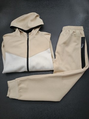 Set beige-weiß - Kapuzenanzug Gr. 14 Jahre