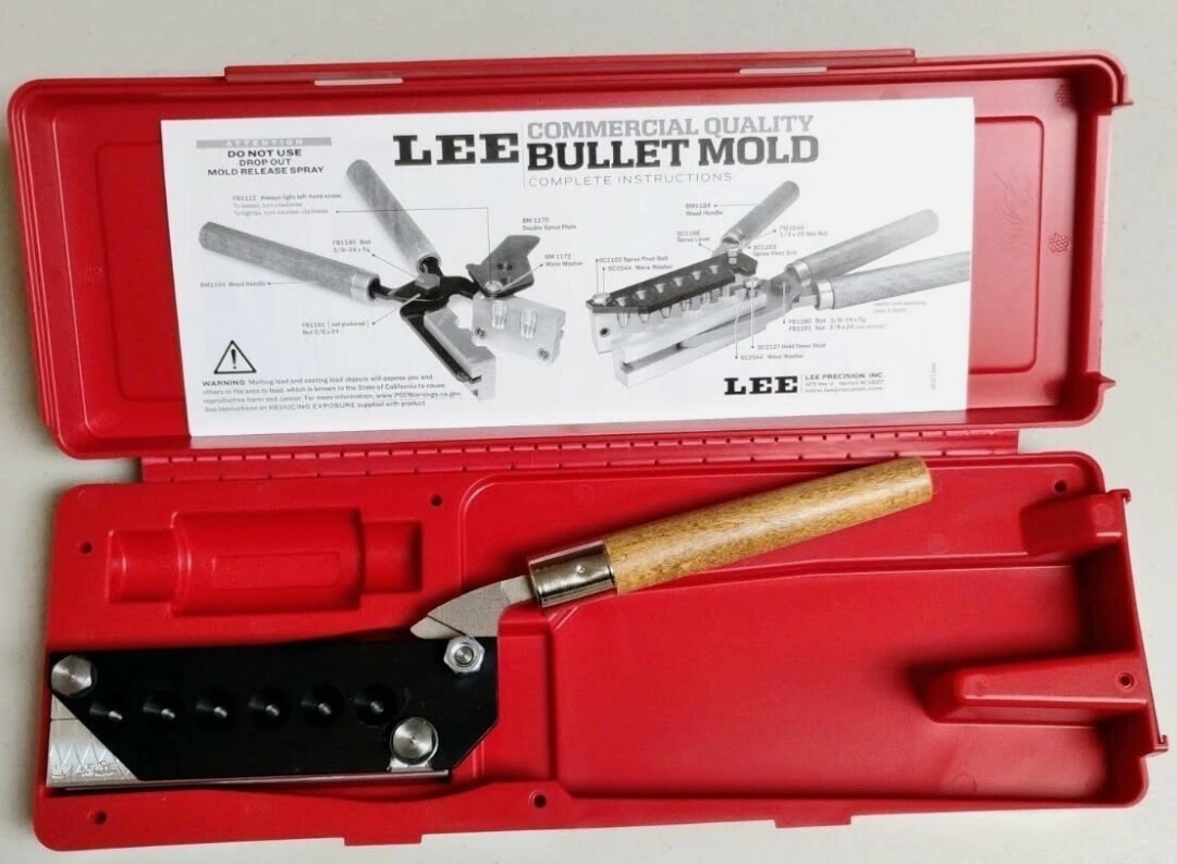 LEE Mold 90697 6 Cavity Bullet 452-200-RF 200 Grain Bullet 45 Colt