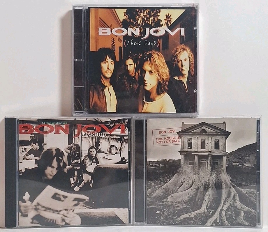 Bon Jovi CD Lot These Days Cross Road This House Is Not Fast Sale