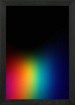 Rainbow Gradient Background Framed Wall Art Poster Canvas Print Picture