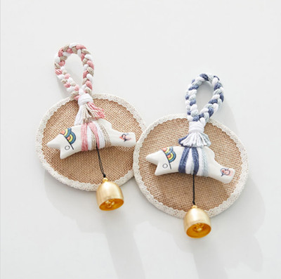 National Museum of Korea Lucky Blowfish Bell Windspiel Charm Handmade Official
