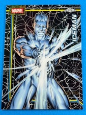 2026 Topps Chrome Marvel Comics Spider-Web Refractor #052 #52 Iceman #/399