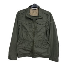 Woolrich Women?s GreenJacket Size S Full Zip Outdoor Coat Waxed wax Cotton Light