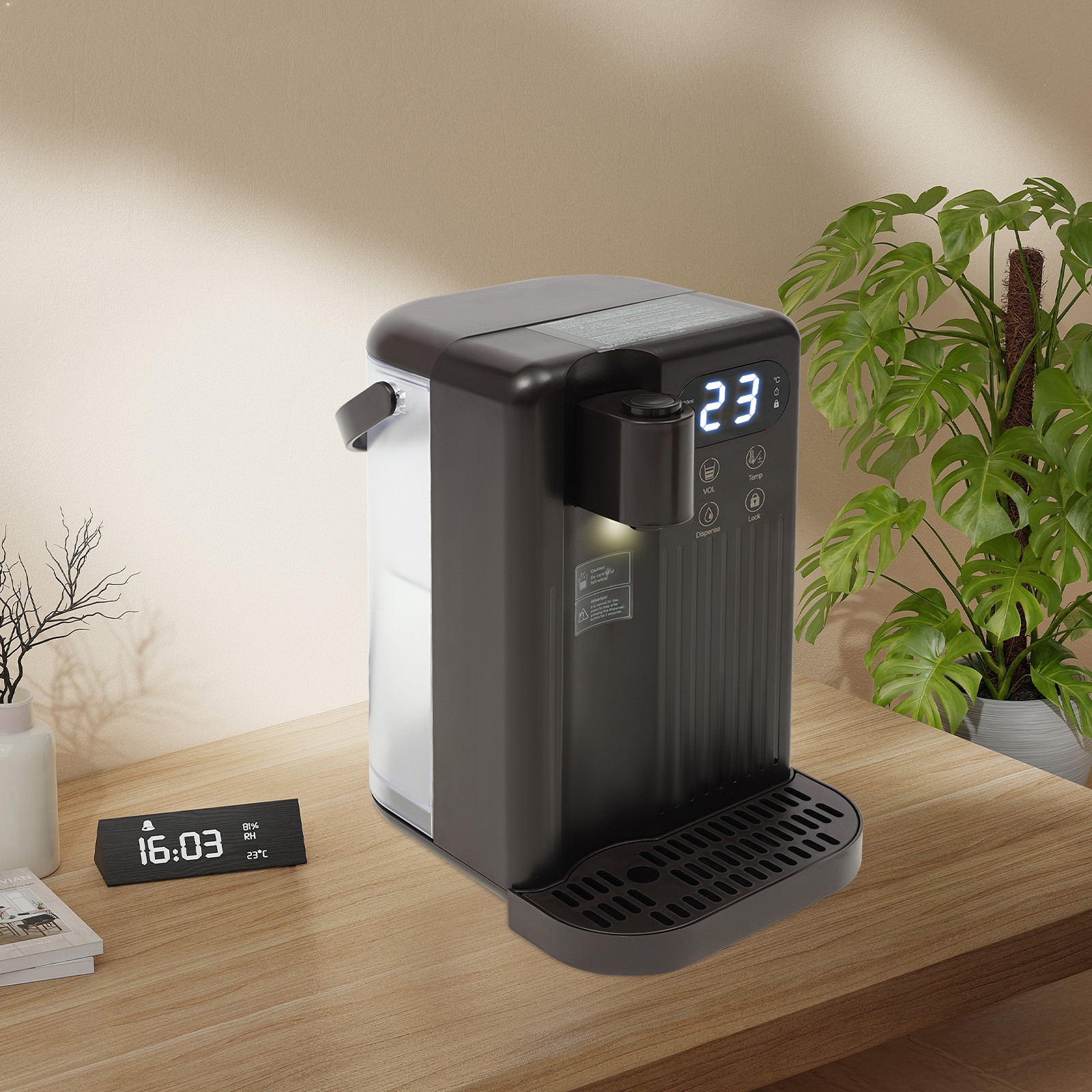 Distributeur d'eau chaude et froide rapide avec machine à boire électrique 3L - 4