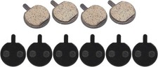 Bike Disc Brake Pads Resin Semi Metal 5 Pairs Low Noise Smooth Braking Kit