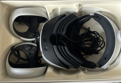 Sony PlayStation VR2 CFI-ZVR1 Headset & Sense Controllers for PS5. Used 5 Times