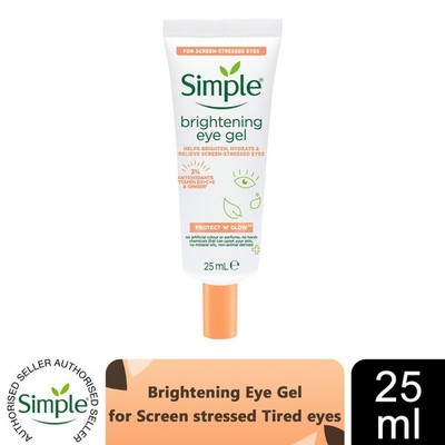 Simple Protect N Glow Aufhellendes Augengel für bildschirmbelastete müde Augen - 25ml