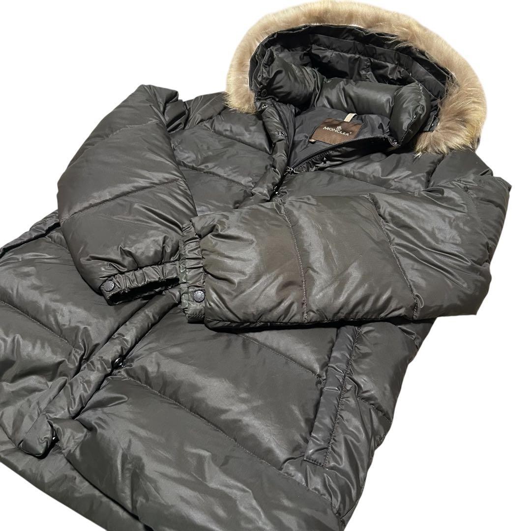 Moncler Real Furpuffer Jacket Brown 00 thumbnail 9