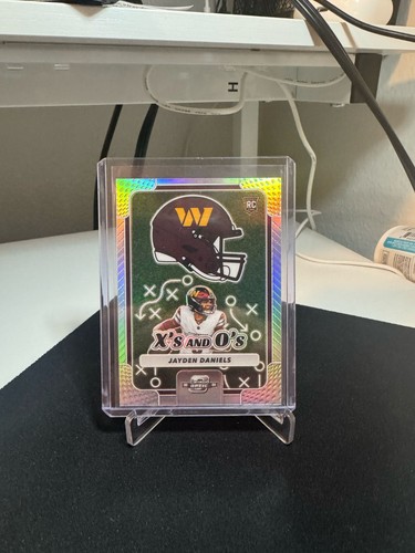 2024 Contenders Optic Football Jayden Daniels Xs And Os Silver No. XO-JDS