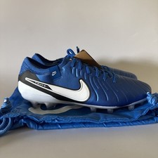 Nike Men s 4/Women s 5.5 Tiempo Legend 10 Elite FG Soccer Cleats Blue DV4328-400