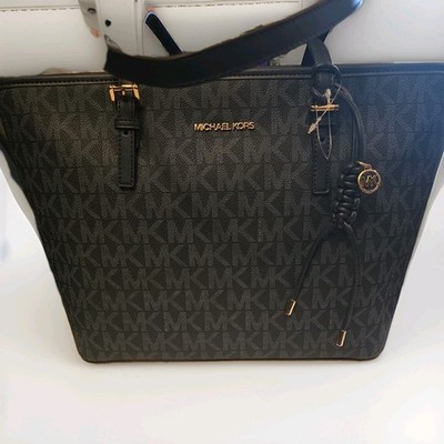 Michael Kors Medium  Carryall Jet Set Travel Admiral Tote Bag