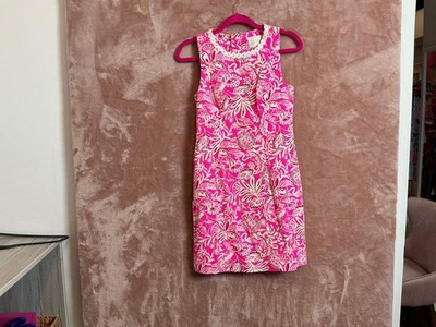 Lilly Pulitzer NWT Aubria Shift Passion Fruit Pink Absolutely Flamazing - Size O