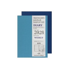 Traveler's Notebook Agenda Ricarica 2026 Passport Misura Settimanale 14498006 (